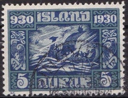 IS020B – ISLANDE – ICELAND – 1930 – MILLENARY OF THE ALTHING – SG # 159 USED 9,50 € - Gebruikt