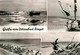 72633920 Zingst Ostseebad Strand Fischerboot Zingst Darss - Zingst