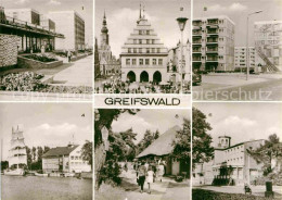 72633846 Greifswald HO Kaufhalle Ernst Thaelmann Ring Rathaus Dubnaring Seesport - Greifswald
