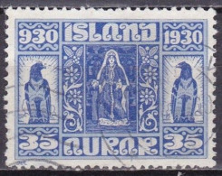 IS020I – ISLANDE – ICELAND – 1930 – MILLENARY OF THE ALTHING – SG # 166 USED 15 € - Oblitérés