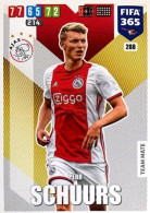 288 Perr Schuurs - AFC Ajax - Carte Panini FIFA 365 2020 Adrenalyn XL Trading Cards - Trading Cards