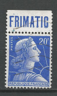 TYPE MARIANNE DE MULLER Type L N° 1011B PUB FRIMATIC OBL / Used - Used Stamps