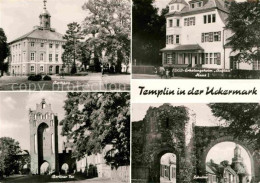 72633370 Templin Rathaus Erholungsheim Aufbau Schultor Berliner Tor Templin - Templin