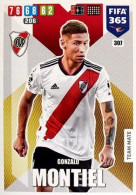 307 Gonzalo Montiel - CA River Plate - Carte Panini FIFA 365 2020 Adrenalyn XL Trading Cards - Trading Cards