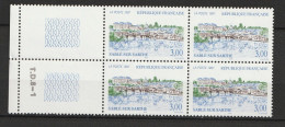 N° 3107 Série Touristique: Sablé-sur-Sarthe; Beau Bloc De 4 Timbres Neuf Impeccable - Ungebraucht