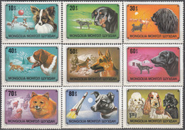 MONGOLIA, 1978. FAUNA, DOGS, COMPLETE MNH SERIES With GOOD QUALITY, *** - Mongolei