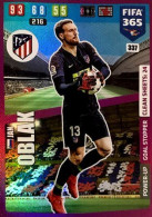 337 Jan Oblak - Club Atlético De Madrid - Carte Panini FIFA 365 2020 Adrenalyn XL Trading Cards - Trading Cards