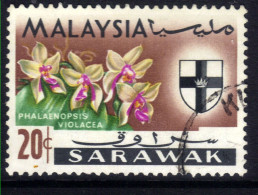 Sarawak Malaysia 1965 QE2 20ct Pictorial Used SG 218 ( B104 ) - Sarawak (...-1963)