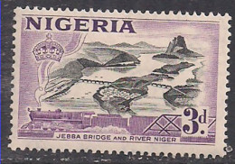 Nigeria 1953 - 58 QE2 3d Bridge & River Pictorial  MM SG 73 ( E1059 ) - Nigeria (...-1960)