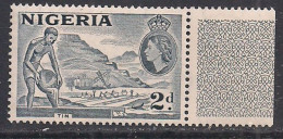 Nigeria 1953 - 58 QE2 2d Grey Tin Mining Type A Umm SG 72c ( E1309 ) - Nigeria (...-1960)