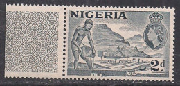 Nigeria 1953 - 58 QE2 2d Grey Tin Mining Type A Umm SG 72c ( E1296 ) - Nigeria (...-1960)