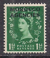 Morocco Agencies 1952 - 55 QE2 1  1/2d GB Wilding Umm SG 103 ( J1102 ) - Bureaux Au Maroc / Tanger (...-1958)