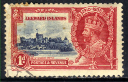 Leeward Islands 1935 KGV 1d Silver Jubilee Used SG 88 ( G335 ) - Leeward  Islands