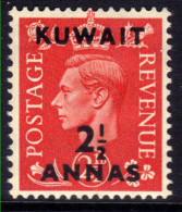 Kuwait 1950 - 54 KGV1 2 1/2 Anna On GB 2 1/2d MM SG 88 ( E916 ) - Kuwait