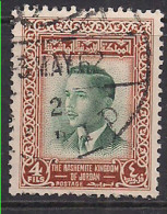 Jordan 1954 King Hussein 4 Fils Portrait King Hussein Used ( M768 ) - Jordan