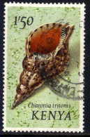 Kenya 1971 - 74 QE2 1/-50cts  Shells Charonia Tritoms  Used SG 48 ( C222 ) - Kenya (1963-...)