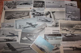 Lot De 115g D'anciennes Coupures De Presse De L'aéronef Britannique Armstrong Whitworth AW-660 "Argosy" - Luchtvaart