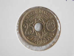 France 25 Centimes 1939 .1939. LINDAUER MAILLECHORT (506) - 25 Centimes