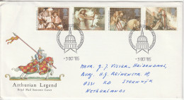 Engeland 1985, Letter Sent To Steenwijk, Netherlands, Spec. Stamped London Chief Office Philatelic Counter - Cartas & Documentos