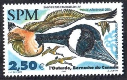 St. Pierre & Miquelon 2004 Bustard Bird 1V Airmail MNH - Unused Stamps