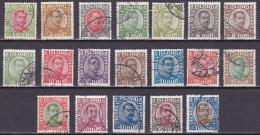 IS014A – ISLANDE – ICELAND – 1920/22 – KING CHRISTIAN X – SC # 108/26 USED 160 € - Oblitérés