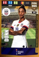 391 Crystal Dunn - United States - Carte Panini FIFA 365 2020 Adrenalyn XL Trading Cards - Trading Cards