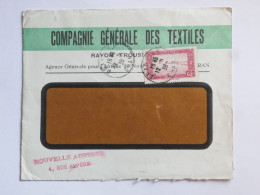 DK 9 ALGERIE BELLE  LETTRE PRIVEE A FENETRE   1938 ORAN  A TROYES FRANCE  + +AFF. INTERESSANT+ + - Cartas & Documentos