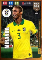 414 Miranda - Brazil - Carte Panini FIFA 365 2020 Adrenalyn XL Trading Cards - Trading Cards