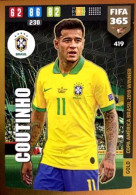 419 Philippe Coutinho - Brazil - Carte Panini FIFA 365 2020 Adrenalyn XL Trading Cards - Trading Cards
