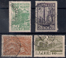 Russia 1929, Michel Nr 379-82, Used - Oblitérés