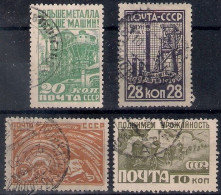 Russia 1929, Michel Nr 379-82, Used - Usados