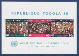 TOGO BLOC N°   27 ** MNH Neuf Sans Charnière, TB (CLR312) Désarmement Général, Nations Unies - 1967 - Togo (1960-...)