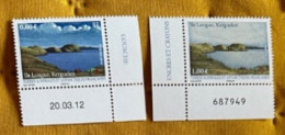 TAAF 2012 N° 628/629 ** Neuf MNH -  Port-Jeanne D'Arc - Ile Longue Kerguelen - Ongebruikt