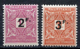 Réf 01-X > MAURITANIE < Taxe N°25 à 26 * * < Neuf Luxe Gomme Coloniale -- MNH * * ---- > Cat 13.00 € - Neufs