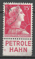 TYPE MARIANNE DE MULLER  N° 1011 PUB HAHN OBL / Used - Used Stamps