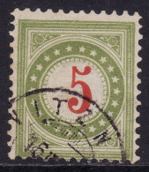 Schweiz: Portomarke SBK-Nr. 17FIIN (Rahmen Grasgrün, Type II, 1897) Gestempelt - Postage Due