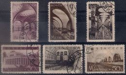 Russia 1938, Michel Nr 646-51, Used - Used Stamps