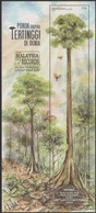 Malaysia 2022 Tallest Tropical Tree M/S MNH Overprint Book Of Records Unusual (embossed,gold) 2020-8 - Malaysia (1964-...)