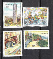 Eritrea   -  1995. Turismo. In Barca E Siti Archeologici. Tourism. By Boat And Archaeological Sites.Complete MNH Series - Otros & Sin Clasificación