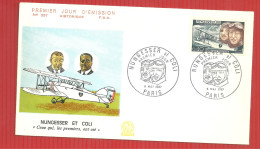 FDC NUNGESSSER ET COLI  8 5 1967 PARIS - Flugzeuge
