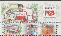 Malaysia 2020-7 World Post Day MNH (title) UPU Postal Transport Coconut Computer - Malaysia (1964-...)