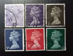 Grande Bretagne 1967 & 1968 Definitives - Queen Elizabeth II - A: 2-Band Phosphor, B: Centre Band Phosphor - Usati