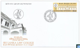 Sri Lanka Stamps 2024, Law College, FDC - Sri Lanka (Ceylan) (1948-...)