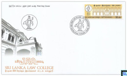 Sri Lanka Stamps 2024, Law College, FDC - Sri Lanka (Ceylon) (1948-...)