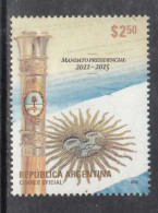 2012 Argentina President Staff & Flags Complete Set Of 1  MNH - Unused Stamps