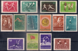 Russia 1956, Michel Nr 1849-62, MLH OG - Unused Stamps