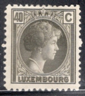 Luxembourg 1926 Single Grand Duchess Charlotte In Mounted Mint - 1926-39 Charlotte De Profil à Droite