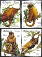 Malaysia 2003 S#953-955 Primates MNH Fauna Mammal Monkey Stamp Week - Malaysia (1964-...)