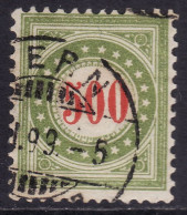 Schweiz: Portomarke SBK-Nr. 22FIIN (Rahmen Grasgrün, Type II, 1897) Gestempelt - Taxe