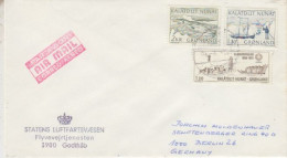 Greenland  Godthab Cover Statens Luftfartsvaesen (KG170B) - Stations Scientifiques & Stations Dérivantes Arctiques